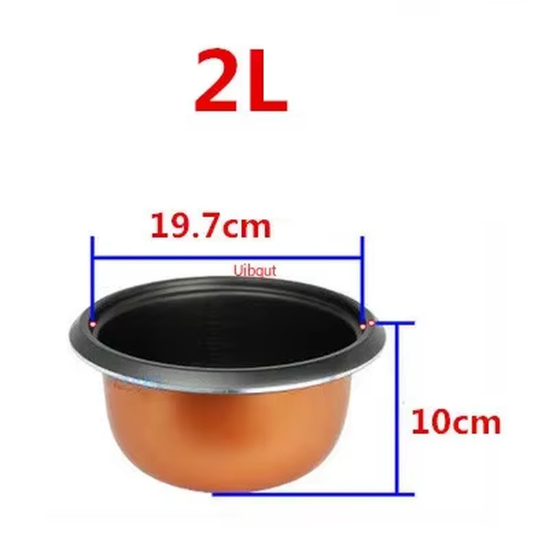 304 Stainless Steel Rice Cooker Inner Container Non Stick Cooking Pot Replacemen
