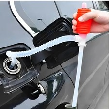 Manual Fuel Pump Truck Diesel Petrol Transfer Siphon Water Pump Pipe