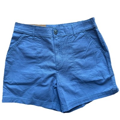 Eddie Bauer Women's Ripstop Short Size 8 M Blue NWT