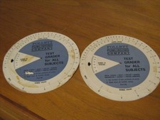 Teacher's Test Grader for All Subjects Circular Cardboard Disks from Follett