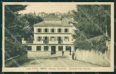 Novara Orta San Giulio Miasino postcard QZ2556