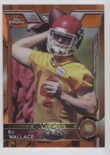 2015 Topps Chrome Rookies Orange Refractor Bo Wallace #188 0c4