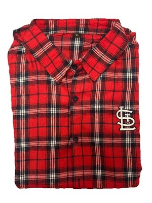 St Louis Cardinals Long sleeved Plaid Flannel Shirt - 9/21/25 SGA
