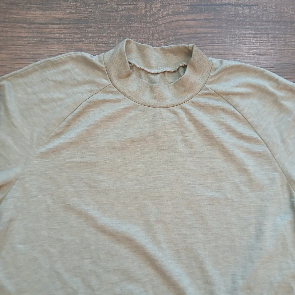 Frog Shirt Mens Medium Tan Potomac Field Gear FR Flame Resistant Base Layer Mock - Image 2 of 4