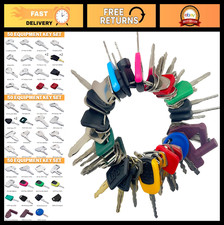 50 Heavy Equipment Keys Master Set Ignition Keys for CAT, John Deere, JCB Mo