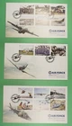 DR WHO 2012 NEW ZEALAND 3 FDC AIR FORCE ANIV COMBO R45947