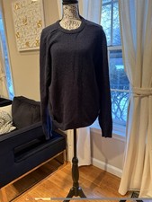 jack jones Men  s Sweater Size L, Navy Blue. Retail 425