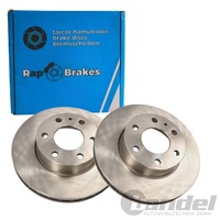 2X RAP Brakes Bremsscheiben 300Mm BelÜFtet Vorne | R-D0205