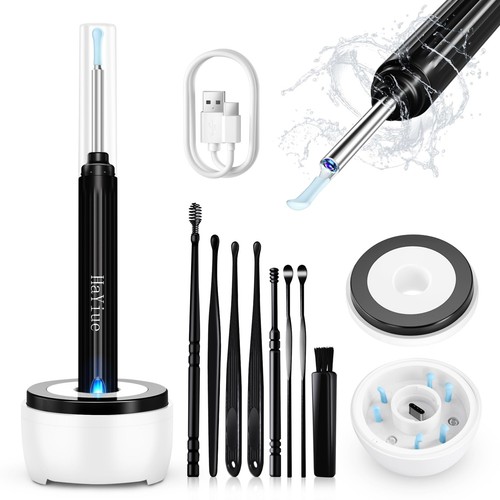 Ear Wax Removal Tool Camera, Ear Cleaner with Camera, Ear Cleaning Kit 1296P ...