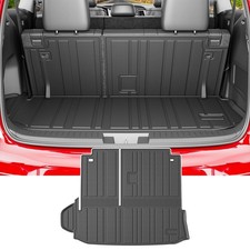 powoq Cargo Mat Compatible with 2020-2026 Toyota Highlander Backrest Mat TPE ...