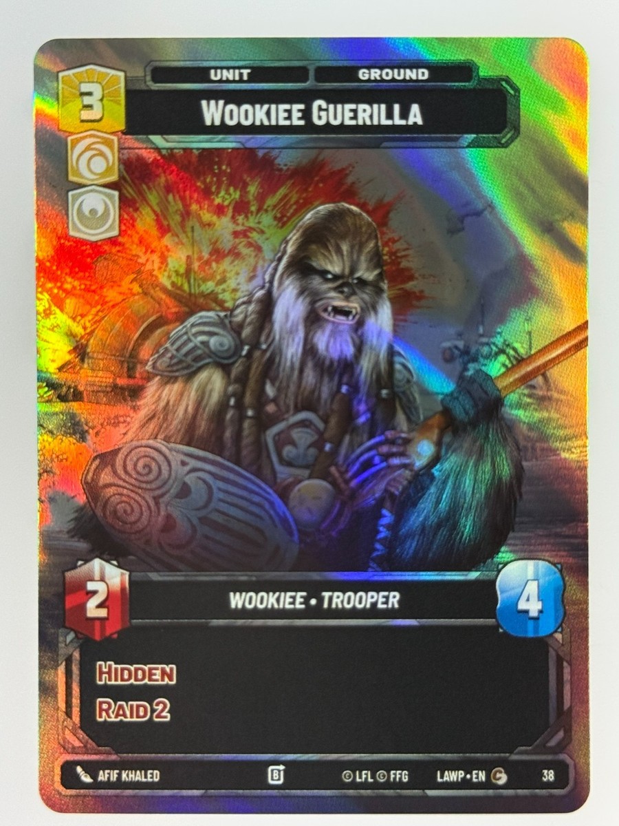スターウォーズ UNLEASHED バトルパック ウーキー Star Wars Unlimited - Wookiee Guerilla Promo Foil P38 | eBay