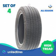 Set Of 4 Used 27550r22 Michelin Defender Ltx Ms 2 115h - 8.5-10.532 17iee