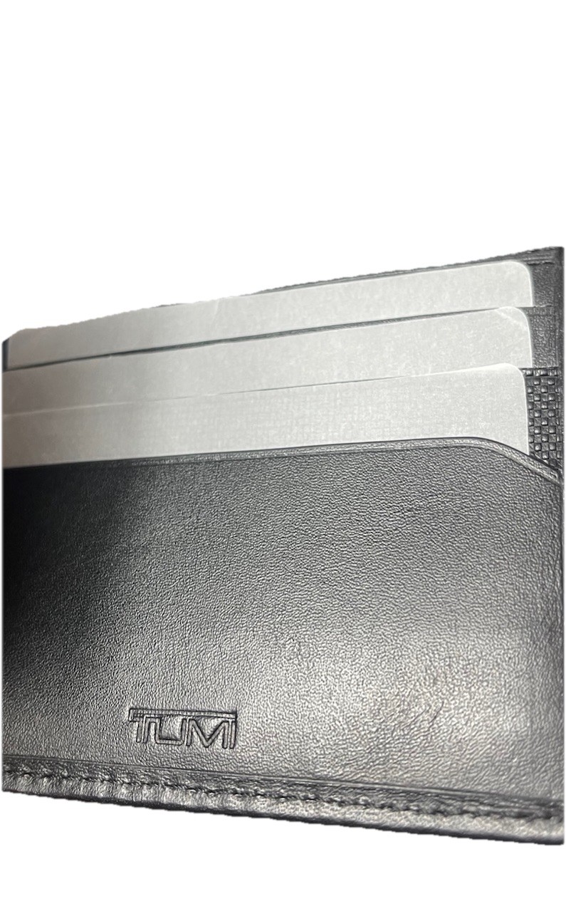 Tumi Tech Wallet Alpha SLG Double Billfold Black Red NWT 50th Anniversary New image 6