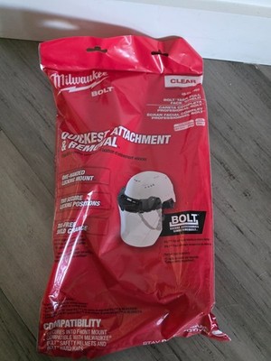Milwaukee  48-73-1460 Face Shield, Clear Visor, Polycarbonate, Locking