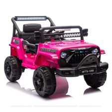 12V Kids Ride On Electric Truck Car W/Parents Control,2WD,Four-wheel suspension,