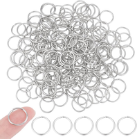 200 StüCk 14 Mm 304 Offene Biegeringe Aus Edelstahl O Ring Aus Metall Kettenhemd
