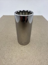 Craftsman 7/8 in. x 3/8 in. drive. 12 Point Deep Socket, CMMT 43319. Used.  643