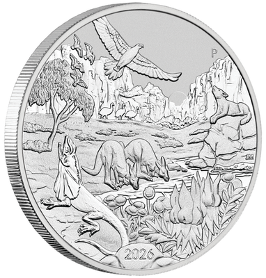 #ad 2026 WONDERS OF AUSTRALIA THE OUTBACK 1oz .9999 SILVER $1 Coin in Mint Capsule $131.97