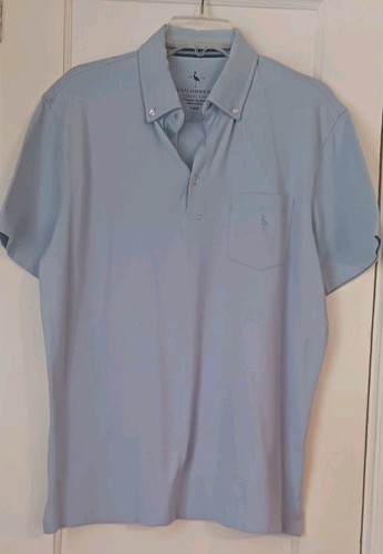 TailorByrd Shirt Herren Hellblau Kurzarm Golf Polo Tasche Logo Größe M - Bild 1 von 10