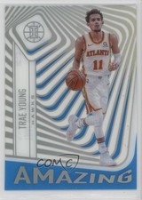2020-21 Panini Illusions Amazing Sapphire Trae Young #17 0uh2