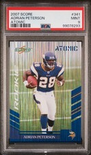 Adrian Peterson PSA9 2007 Score Atomic #341