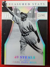 2022 Panini Nat’l Treasures Cool Papa Bell Treasured Stats /49 St. Louis