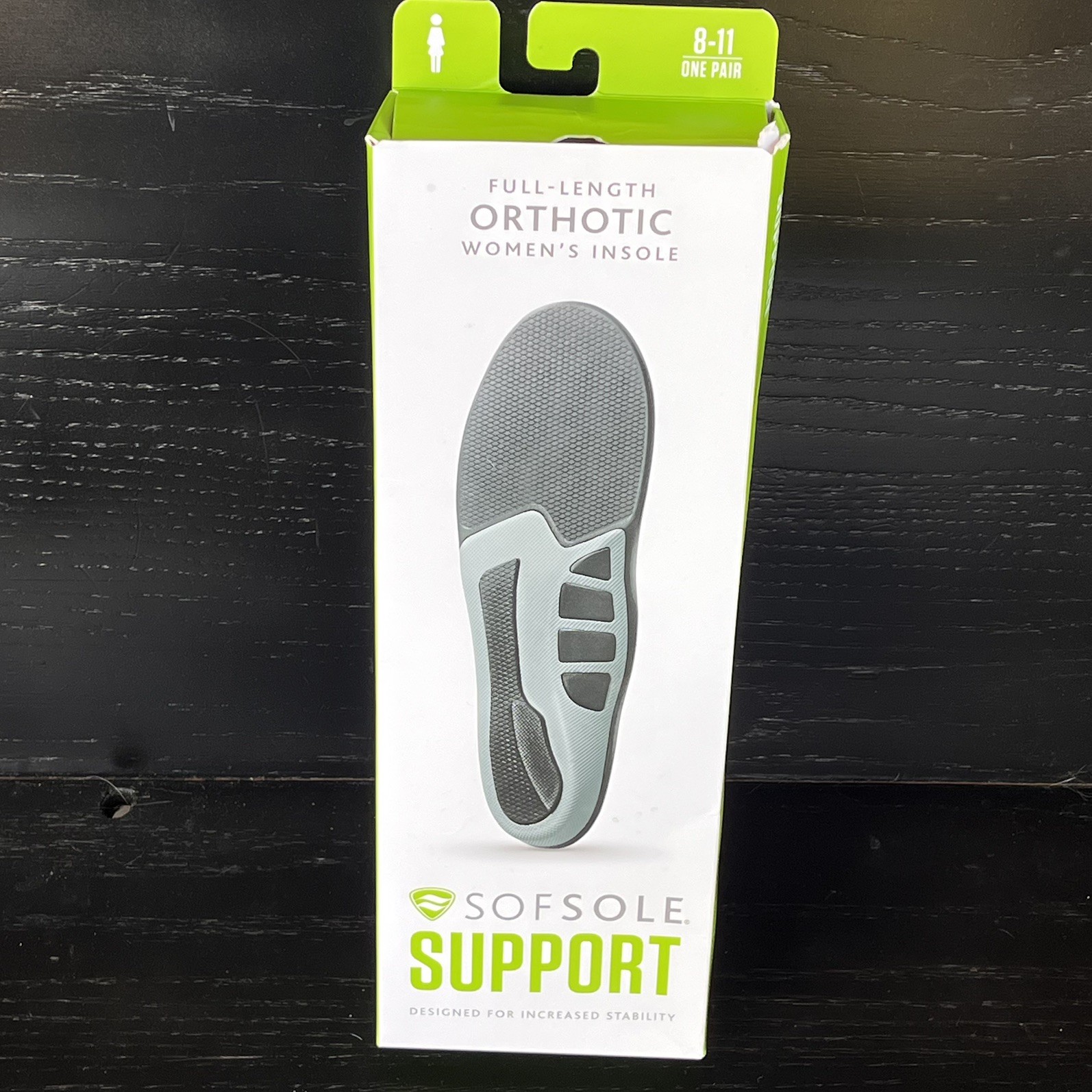 Sof Sole Orthotic Full Length Shoe Insoles Women&rsquo;s Size 8-11 With Box Sofsole