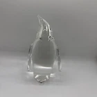 Steuben Crystal "Great Penguin" Sculpture (Model 5004) By George Thompson