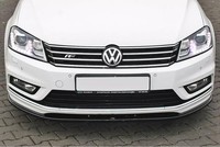 Maxton Design Frontlippe V.1 Passend FüR Vw Passat R-Line B7 Schwarz Hochglanz