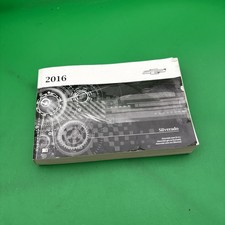 2016 Chevrolet Silverado Owners Manual Free Shipping