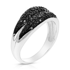 0.60 ct Black Diamond Wedding Ring for Women ...