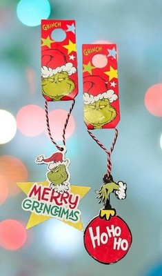 Dr. Seuss DER GRINCH 2x Baumanhänger für Weihnachtsbaum Primark NEU/OVP    