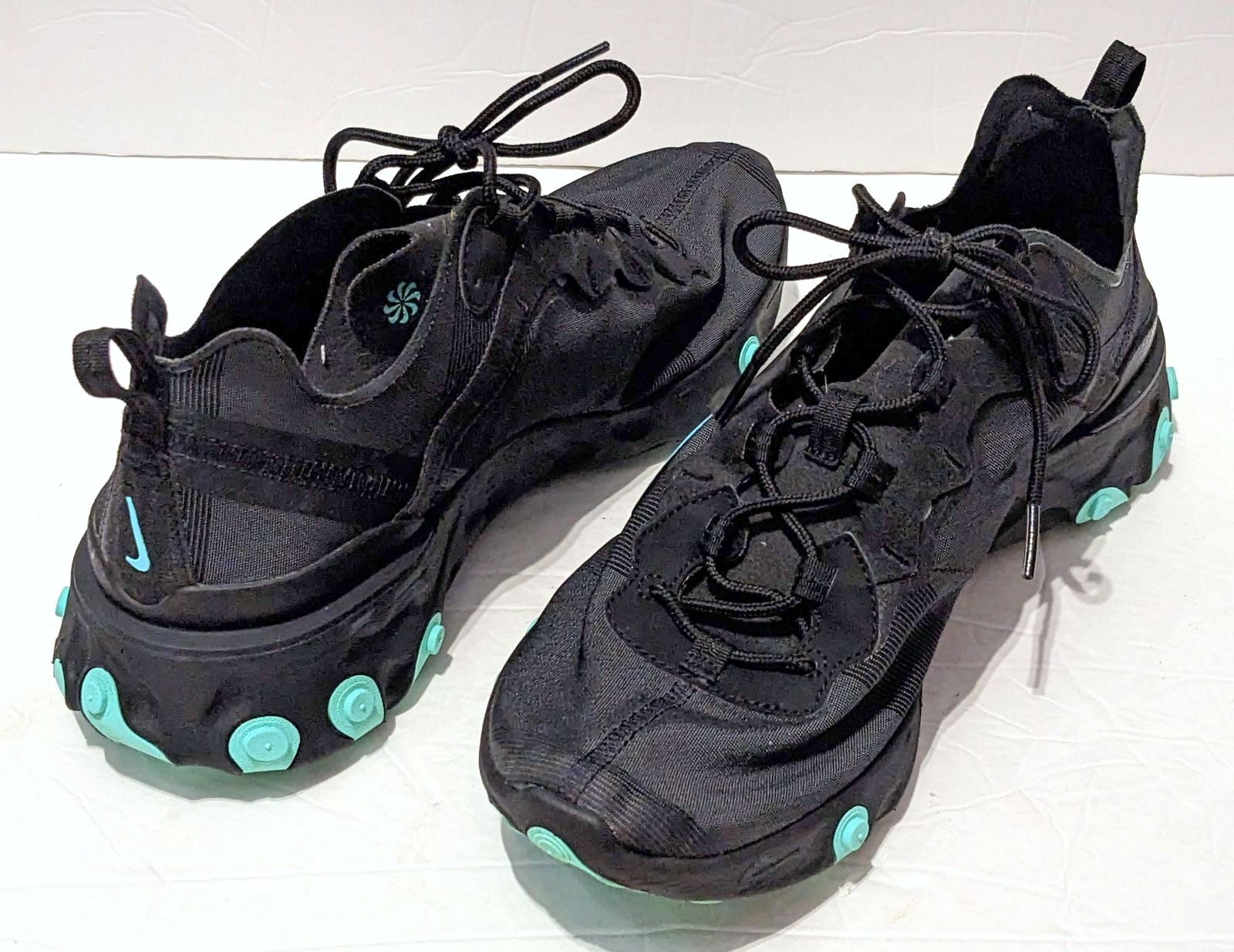 Nike React Element 55 Jade Athletic Sneakers Shoe… - image 3