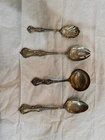 Reed & Barton Marlborough Sterling Silver Serving Pieces Spoon Set