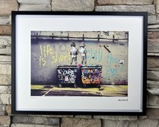 Lithographie Banksy 28×38 cm - Édition Limitée /150 - Encadrée