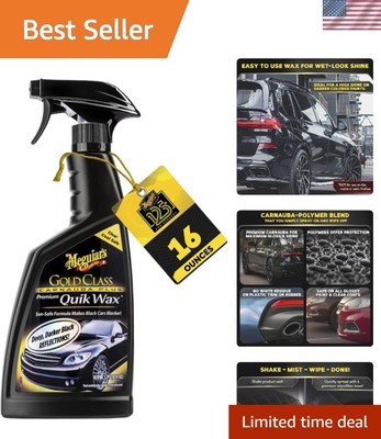 Effortless Application Gold Class Carnauba Quik Wax - Clear Coat Safe 16oz