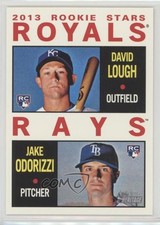 2013 Topps Heritage Rookie Stars David Lough Jake Odorizzi #408 0c4