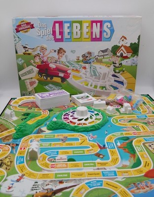 Das Spiel des Lebens von Hasbro Familienspiel Brettspiel 2015 vollständig
