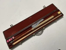 ORIGINAL PAUL HUEBLER Vintage HP hitters series Billard Cue Stick W/ Case