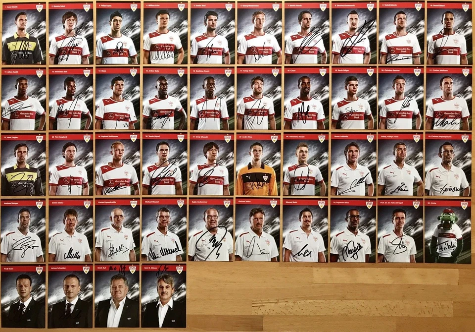 VfB Stuttgart Autogrammkarte 2012-13 original signiert 1 AK aussuchen