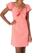 NINE WEST Women's Minka dress size 10 color light melon