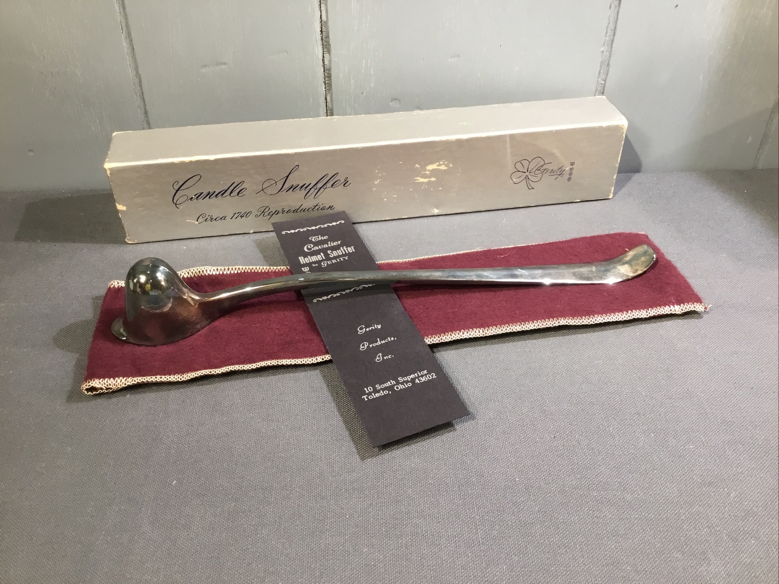 Gerity Silver Plate The Cavalier Helmet Snuffer Candle Snuffer 9005 eBay