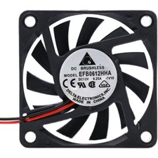 Delta EFB0612HHA 12V 0.25A 60 60 10MM 6CM 2wires Cooling Fan
