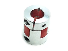 US Stock 12mm x 12.7mm 1/2" Flexible Plum Coupling Shaft Coupler Connect D25 L30