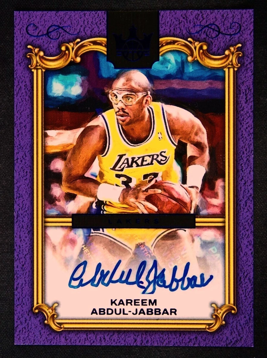 Panini Kareem Abdul-Jabbar 篮球亲笔签名体育交易卡和配件| eBay