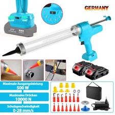 Akku Silikonpistole Kartuschenpresse Kartuschenpistole Glaskleber 18V Für Makita