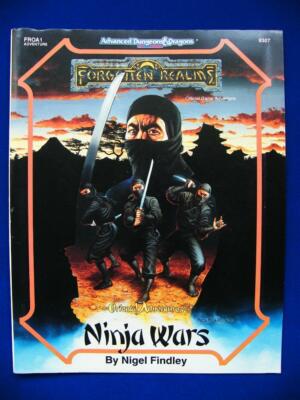 Ninja Wars - Forgotten Realms - FROA1 - TSR9307 - AD&D - 1990 sehr guter Zustand