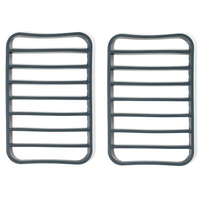 The Silicone Kitchen Silicone Roasting Rack Pan Extra Large, Dishwasher Safe, BP