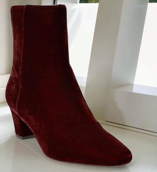 【Ralph Lauren】Willa Square-Toe Dress Booties ◆国内発送◆ Lauren Ralph Lauren Women's Red Willa Square Toe Dress
