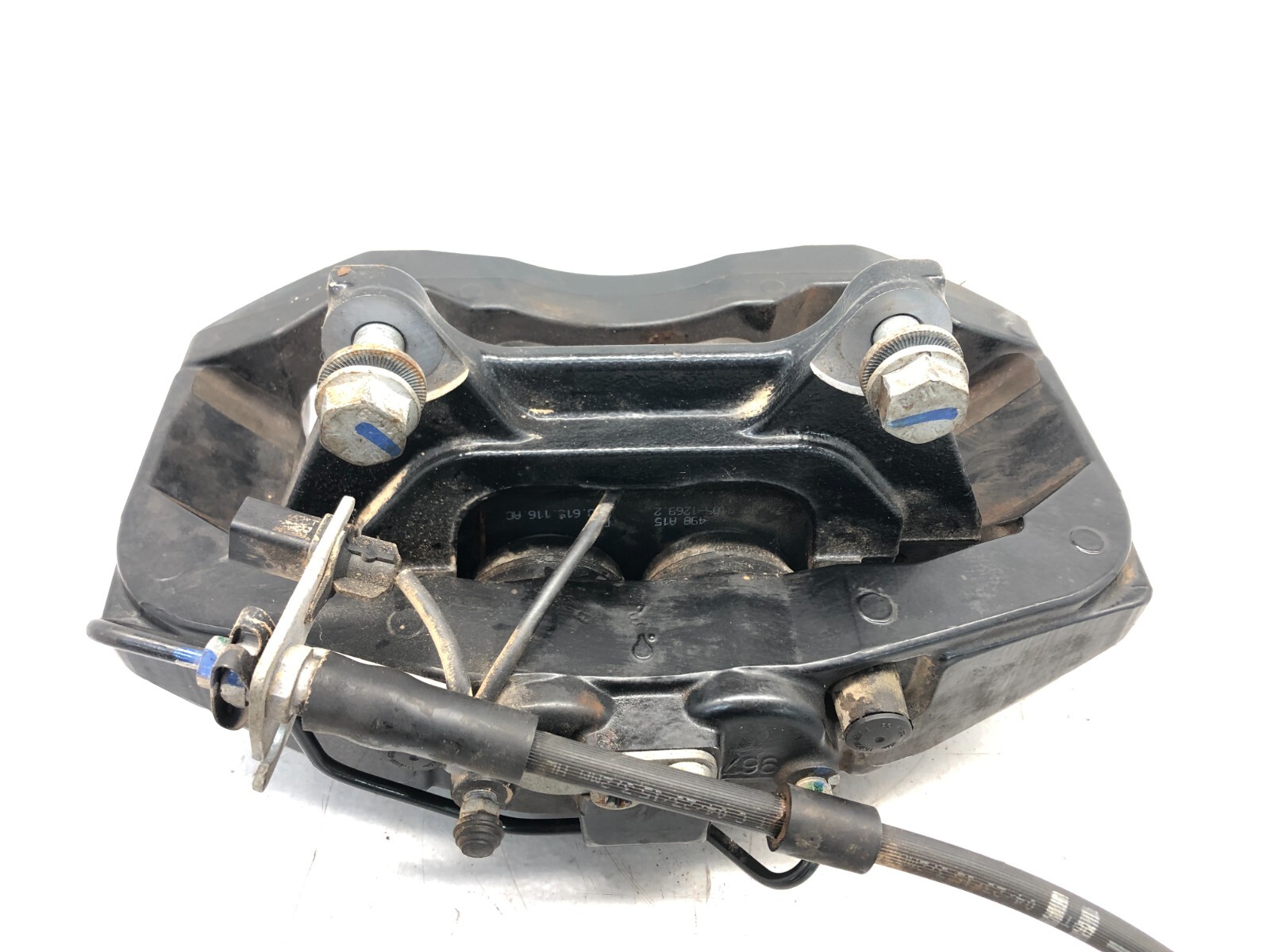 2014-2018 BENTLEY FLYING SPUR AWD LEFT DRIVER FRONT BRAKE CALIPER W/ PADS OEM